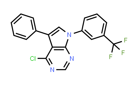 887202-35-9 | 4-Chloro-5-phenyl-7-[3-(trifluoromethyl)phenyl]-7H-pyrrolo[2,3-d]pyrimidine