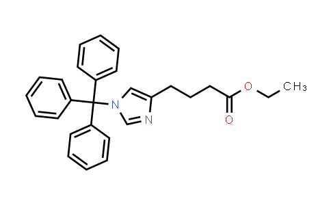 CAS No. 887276-82-6, Ethyl 4-(1-trityl-1H-imidazol-4-yl)butanoate