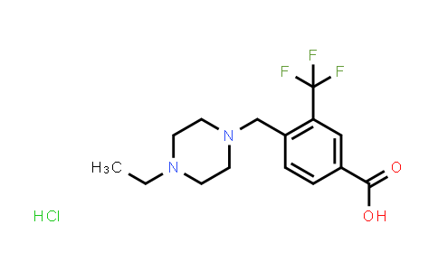 MC577797 | 887399-47-5 | 4-((4-Ethylpiperazin-1-yl)methyl)-3-(trifluoromethyl)benzoic acid hydrochloride