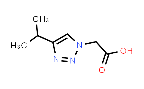 CAS No. 887405-34-7, 2-(4-Isopropyl-1H-1,2,3-triazol-1-yl)acetic acid