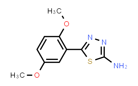 CAS No. 88742-90-9, 5-(2,5-Dimethoxyphenyl)-1,3,4-thiadiazol-2-amine