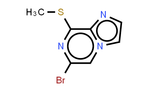 CAS No. 887475-71-0, 6-Bromo-8-methylthioimidazo[1,2-a]pyrazinamine