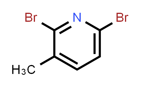 CAS No. 887571-15-5, 2,6-Dibromo-3-methylpyridine