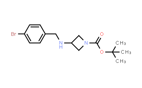 CAS No. 887579-73-9, tert-Butyl 3-{[(4-bromophenyl)methyl]amino}azetidine-1-carboxylate