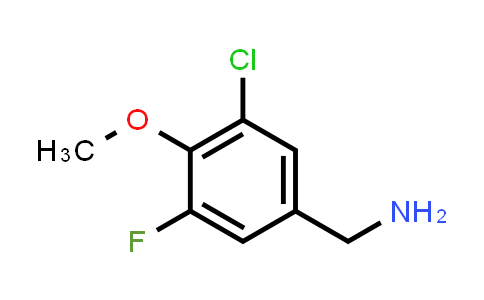 887581-86-4 | (3-chloro-5-fluoro-4-methoxyphenyl)methanamine