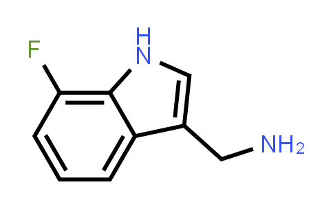 CAS No. 887582-26-5, (7-Fluoro-1H-indol-3-yl)methanamine