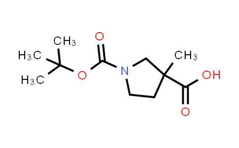 CAS No. 887587-09-9, 1-[(Tert-butoxy)carbonyl]-3-methylpyrrolidine-3-carboxylic acid