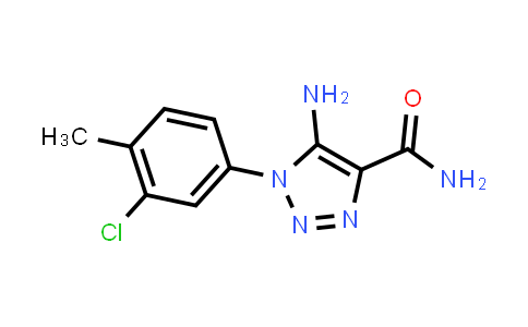 CAS No. 887689-38-5, 5-Amino-1-(3-chloro-4-methylphenyl)-1H-1,2,3-triazole-4-carboxamide
