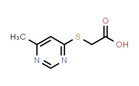 CAS No. 88784-34-3, [(6-Methylpyrimidin-4-yl)thio]acetic acid