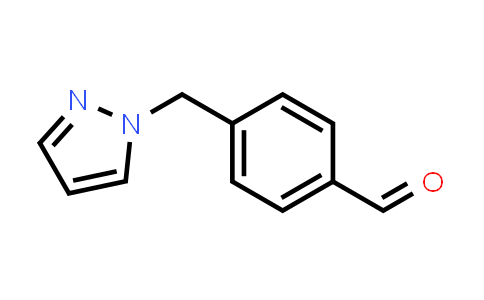 CAS No. 887922-90-9, 4-[(1H-Pyrazol-1-yl)methyl]benzaldehyde