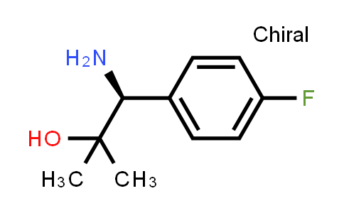 CAS No. 888028-36-2, (S)-1-Amino-1-(4-fluorophenyl)-2-methylpropan-2-ol