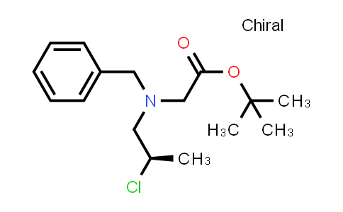 CAS No. 888494-24-4, tert-Butyl (R)-N-benzyl-N-(2-chloropropyl)glycinate