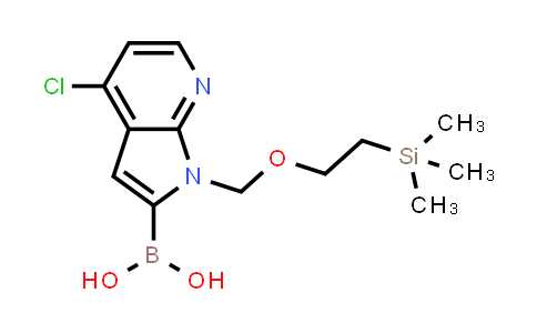 888721-03-7 | (4-Chloro-1-{[2-(trimethylsilyl)ethoxy]methyl}-1H-pyrrolo[2,3-b]pyridin-2-yl)boronic acid