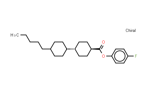 CAS No. 88878-50-6, (trans,trans)-4-Fluorophenyl 4'-pentyl-[1,1'-bi(cyclohexane)]-4-carboxylate