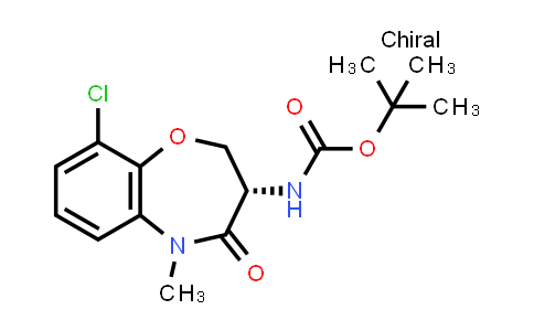 CAS No. 889458-98-4, tert-Butyl (S)-(9-chloro-5-methyl-4-oxo-2,3,4,5-tetrahydrobenzo[b][1,4]oxazepin-3-yl)carbamate