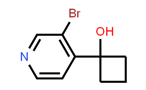 CAS No. 889687-37-0, 1-(3-Bromo-4-pyridinyl)cyclobutanol