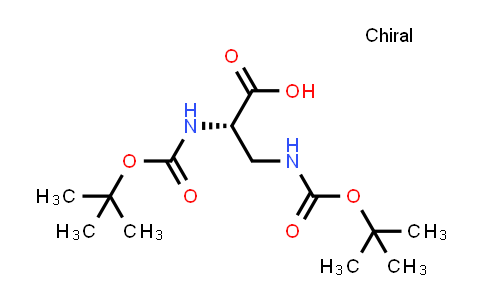CAS No. 88971-40-8, (S)-2,3-Bis((tert-butoxycarbonyl)amino)propanoic acid