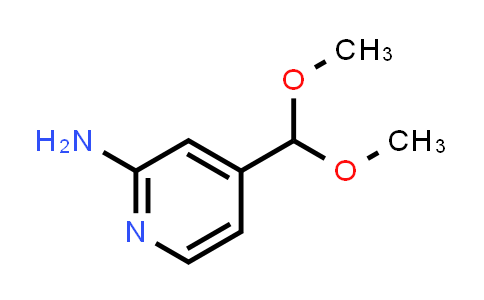 CAS No. 889945-19-1, 4-(Dimethoxymethyl)pyridin-2-amine