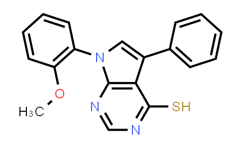 MC578014 | 890091-05-1 | 7-(2-Methoxyphenyl)-5-phenyl-7H-pyrrolo[2,3-d]pyrimidine-4-thiol