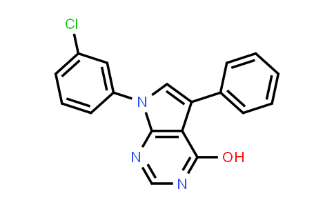 CAS No. 890091-46-0, 7-(3-Chlorophenyl)-5-phenyl-7H-pyrrolo[2,3-d]pyrimidin-4-ol