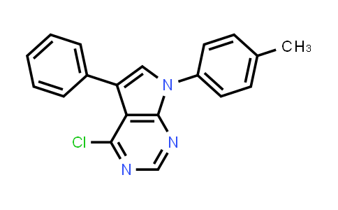 CAS No. 890091-48-2, 4-Chloro-5-phenyl-7-(p-tolyl)-7H-pyrrolo[2,3-d]pyrimidine