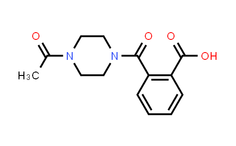 CAS No. 890092-07-6, 2-(4-Acetylpiperazine-1-carbonyl)benzoic acid