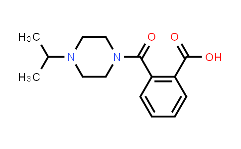 CAS No. 890092-10-1, 2-[4-(Propan-2-yl)piperazine-1-carbonyl]benzoic acid