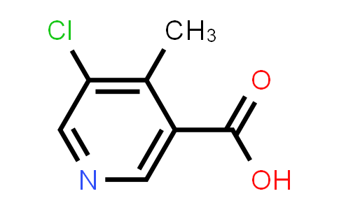 CAS No. 890092-41-8, 5-Chloro-4-methylnicotinic acid