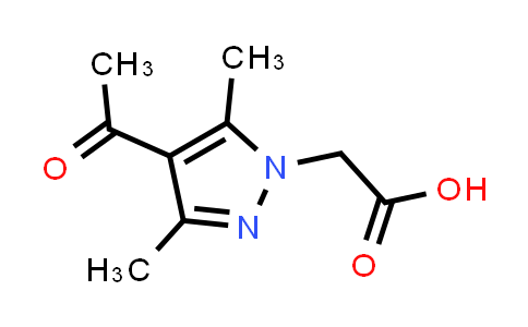 CAS No. 890092-87-2, (4-Acetyl-3,5-dimethyl-1H-pyrazol-1-yl)acetic acid