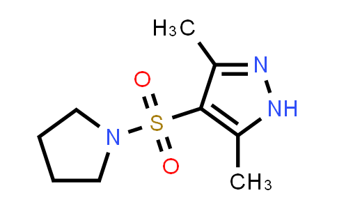 CAS No. 890092-90-7, 3,5-Dimethyl-4-(pyrrolidin-1-ylsulfonyl)-1H-pyrazole
