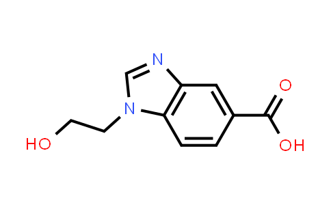 CAS No. 890094-09-4, 1-(2-Hydroxyethyl)-1h-benzimidazole-5-carboxylic acid