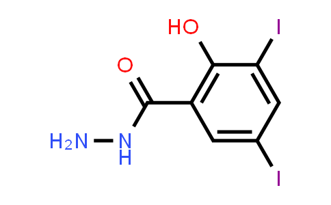 CAS No. 89011-15-4, 2-Hydroxy-3,5-diiodobenzohydrazide