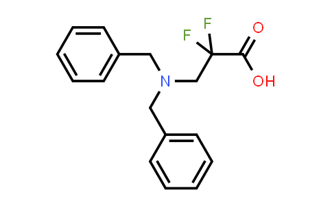 CAS No. 890146-60-8, 3-(Dibenzylamino)-2,2-difluoropropanoic acid