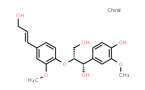 CAS No. 890317-92-7, 1,3-Propanediol, 1-(4-hydroxy-3-methoxyphenyl)-2-[4-[(1E)-3-hydroxy-1-propenyl]-2-methoxyphenoxy]-, (1S,2R)-