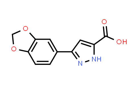 890621-48-4 | 3-(1,3-Benzodioxol-5-yl)-1H-pyrazole-5-carboxylic acid
