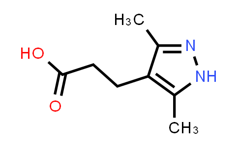 CAS No. 890625-93-1, 3,5-Dimethyl-1H-pyrazole-4-propanoic acid