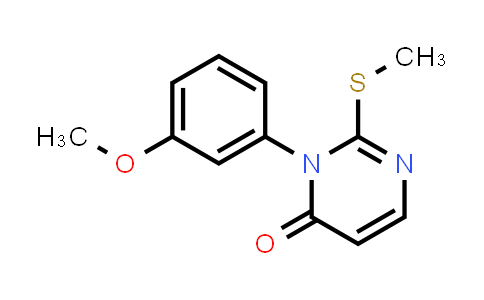 MC578070 | 89069-27-2 | 3-(3-Methoxyphenyl)-2-(methylthio)pyrimidin-4(3H)-one