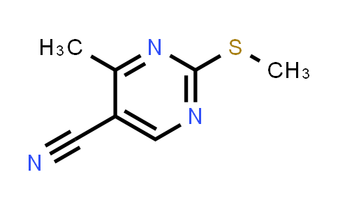 CAS No. 89079-62-9, 4-Methyl-2-(methylthio)pyrimidine-5-carbonitrile