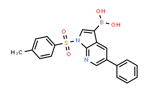 CAS No. 890842-79-2, Boronic acid, B-[1-[(4-methylphenyl)sulfonyl]-5-phenyl-1H-pyrrolo[2,3-b]pyridin-3-yl]-