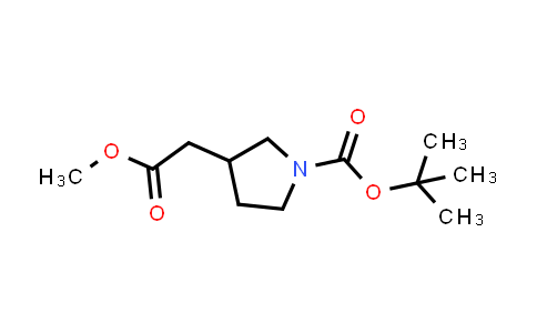 890849-27-1 | tert-Butyl 3-(2-methoxy-2-oxoethyl)pyrrolidine-1-carboxylate