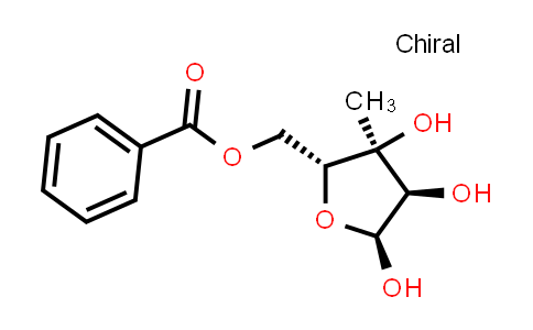 CAS No. 89157-83-5, ((2R,3S,4R,5S)-3,4,5-Trihydroxy-3-methyltetrahydrofuran-2-yl)methyl benzoate