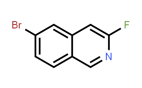 CAS No. 891785-30-1, 6-Bromo-3-fluoroisoquinoline