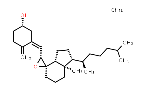 MC578157 | 89231-90-3 | (S,Z)-3-(((1R,3aR,3'R,4R,7aR)-7a-Methyl-1-((R)-6-methylheptan-2-yl)octahydrospiro[indene-4,2'-oxiran]-3'-yl)methylene)-4-methylenecyclohexan-1-ol