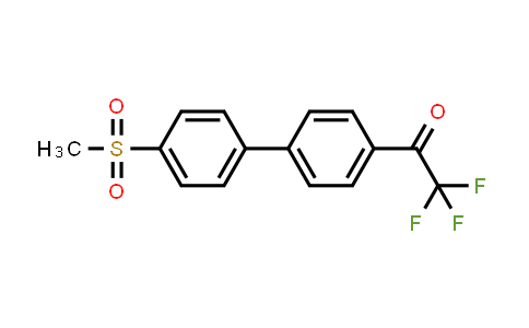 CAS No. 893407-18-6, 2,2,2-Trifluoro-1-(4'-(methylsulfonyl)-[1,1'-biphenyl]-4-yl)ethanone