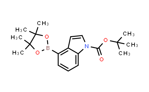 MC578213 | 893441-86-6 | tert-Butyl 4-(4,4,5,5-tetramethyl-1,3,2-dioxaborolan-2-yl)-1H-indole-1-carboxylate