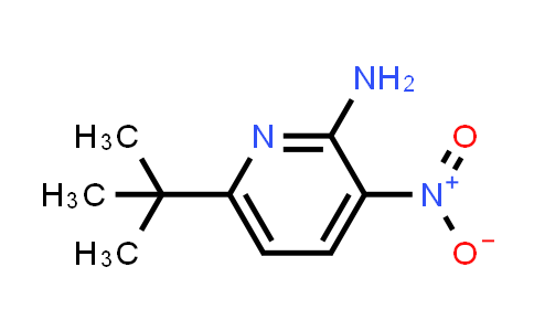 CAS No. 893444-19-4, 6-(1,1-Dimethylethyl)-3-nitro-2-pyridinamine