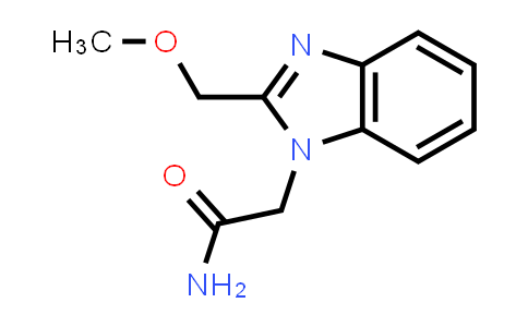 CAS No. 893631-60-2, 2-(2-(Methoxymethyl)-1H-benzo[d]imidazol-1-yl)acetamide
