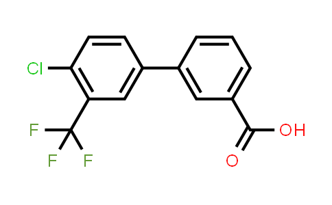 CAS No. 893637-97-3, [1,1'-Biphenyl]-3-carboxylic acid, 4'-chloro-3'-(trifluoromethyl)-