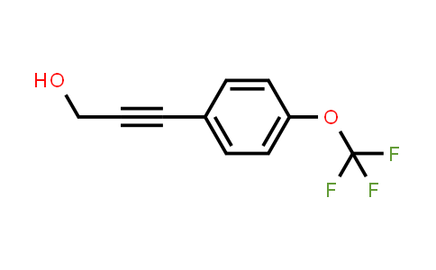 CAS No. 893642-04-1, 3-(4-(Trifluoromethoxy)phenyl)prop-2-yn-1-ol