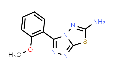CAS No. 893643-31-7, 3-(2-Methoxyphenyl)-[1,2,4]triazolo[3,4-b][1,3,4]thiadiazol-6-amine